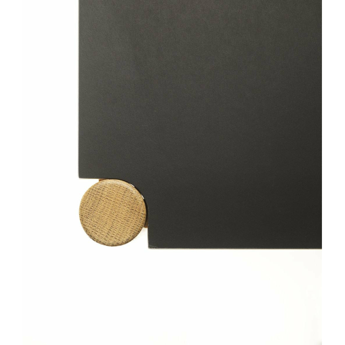 FDB Møbler C44 Tabel 80x80 cm, naturlig/sort