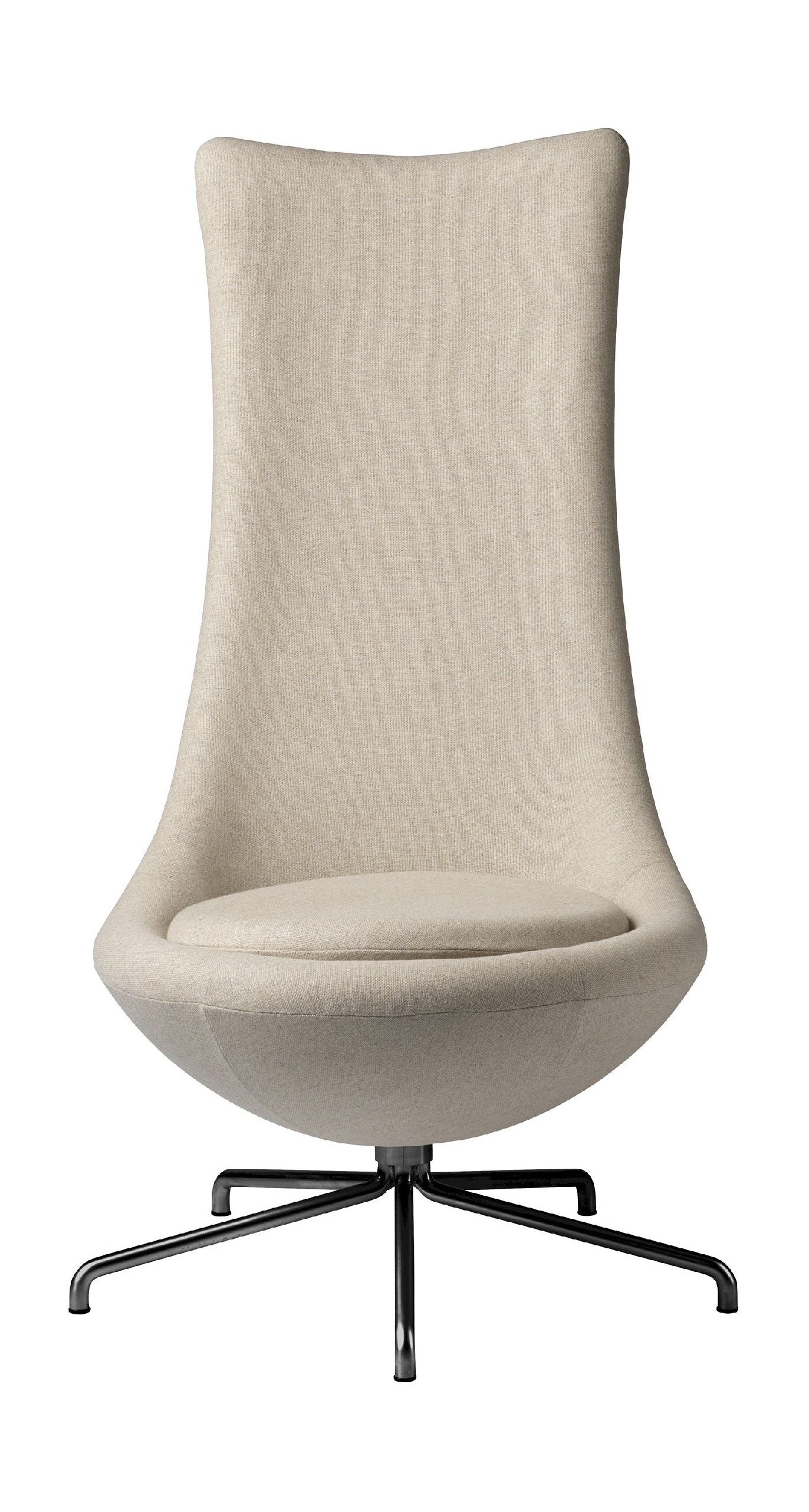 [product_category]-Fdb Møbler L41 Bellamie Lounge Chair With Swivel, Beige/Black-FDB Møbler-5715054008647-L414220110101-FDB-1