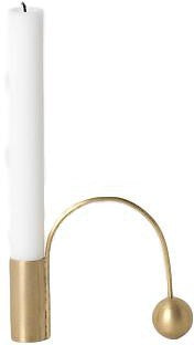 [product_category]-Ferm Living Balance Candle Holder Brass, 4cm-Ferm Living-5704723015642-5735-FER-1