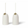 Ferm Living Bell Ceramic ornament, sæt af 2