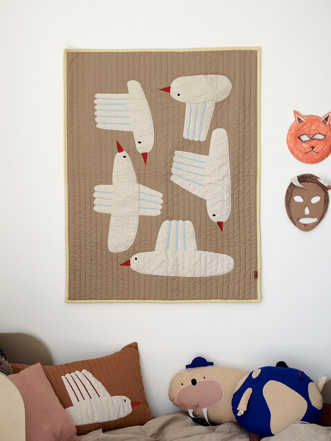 [product_category]-Ferm Living Bird Quilt, Sand-Ferm Living-5704723294658-1104266499-FER-2