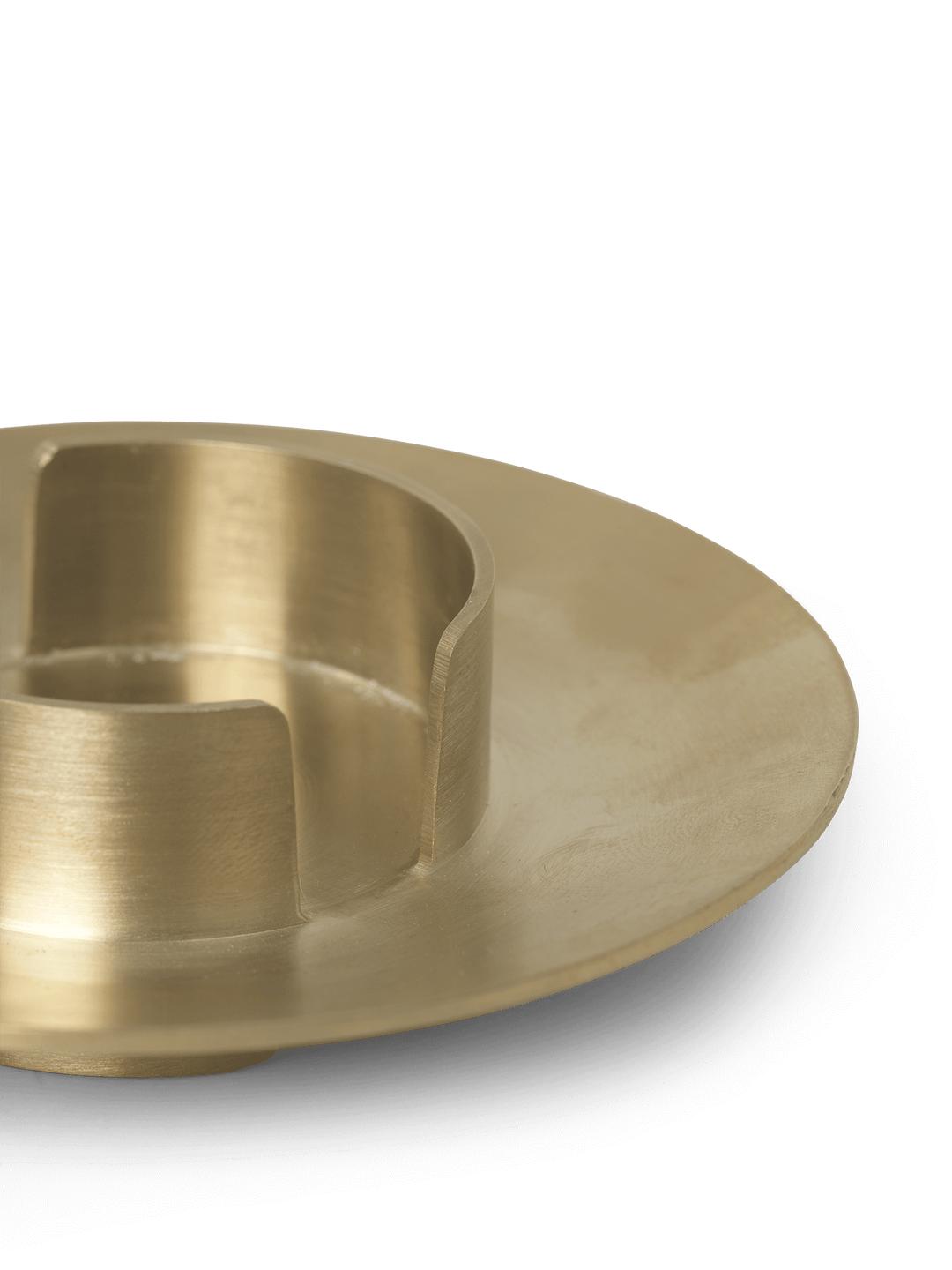 [product_category]-Ferm Living Block Candle Holder, Brass-Ferm Living-5704723291855-1104266219-FER-2