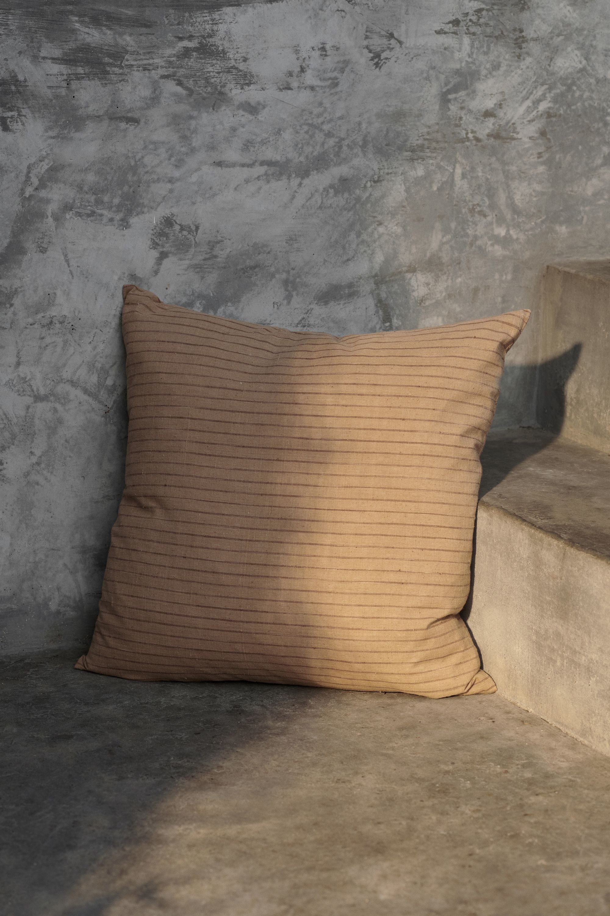 [product_category]-Ferm Living Brown Cotton Cushion, Stripe-Ferm Living-5704723304432-1104267477-FER-3