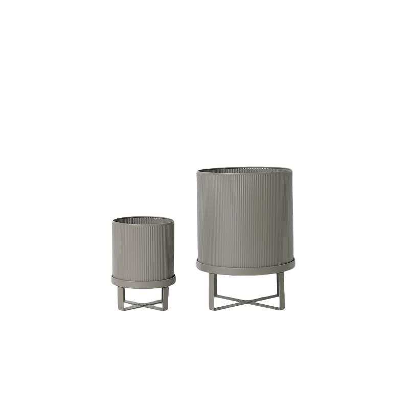 [product_category]-Ferm Living Building Flowerpot Warm Grey, ø28cm-Ferm Living-5704723014140-4190-FER-3