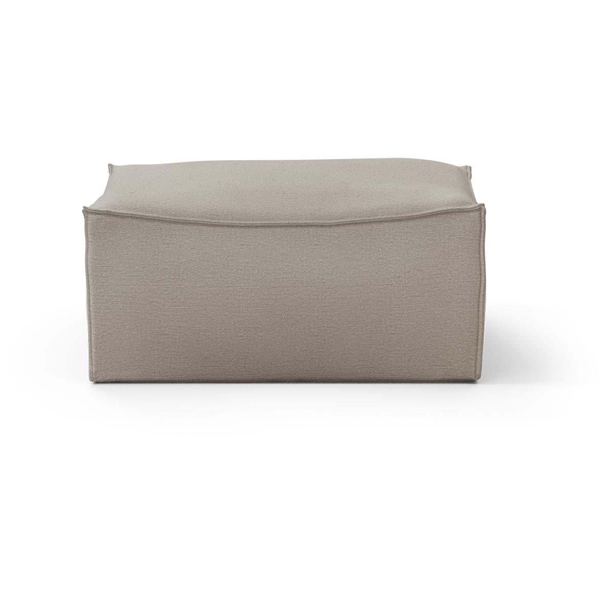 [product_category]-Ferm Living Catena Pouf Square S500 Cotton Linen, Natural-Ferm Living-5704723264484-1104263482-FER-1