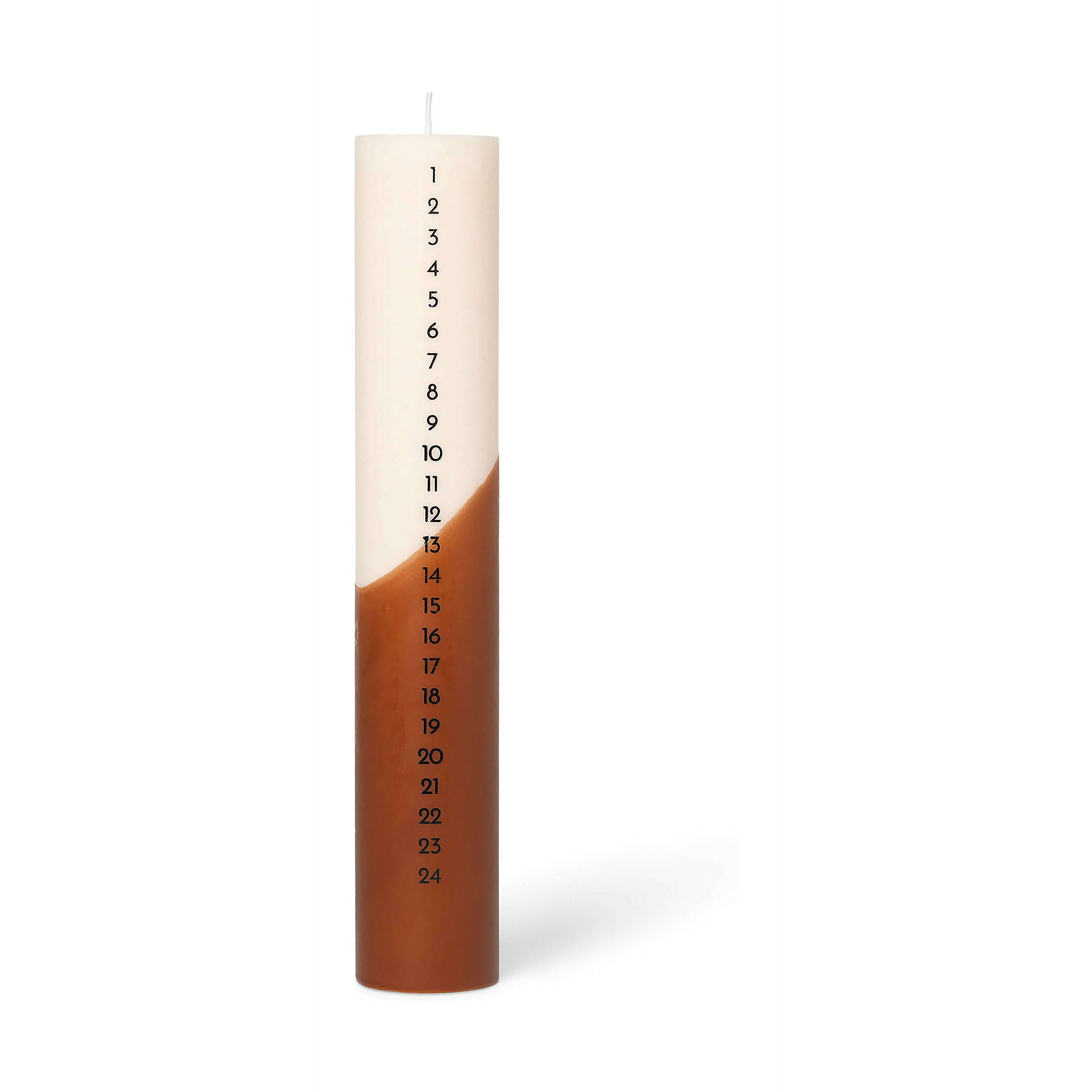 [product_category]-Ferm Living Christmas Calendar Candle, Amber-Ferm Living-5704723276913-1104264725-FER-1