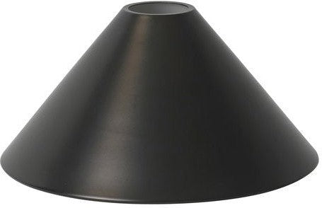 Ferm Living Cone Lampshade, Black Brass