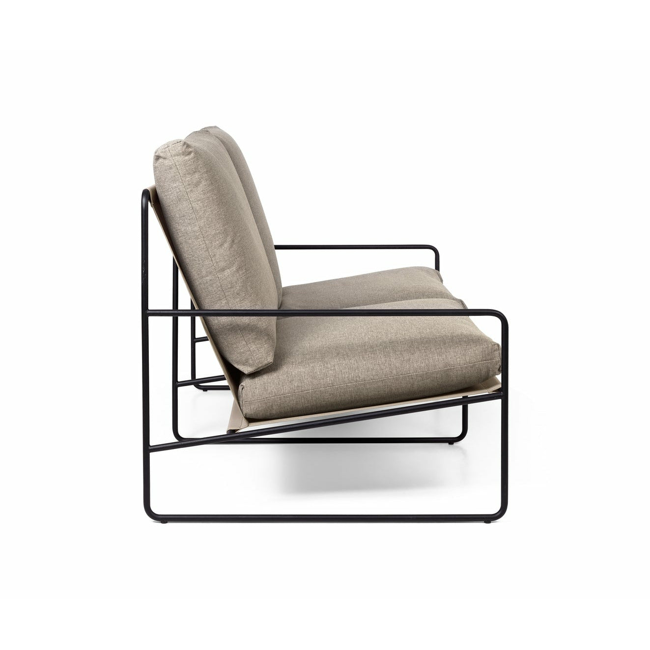 [product_category]-Ferm Living Desert 2 Seater Sofa, Black/Dark Sand-Ferm Living-5704723284000-1104265434-FER-3