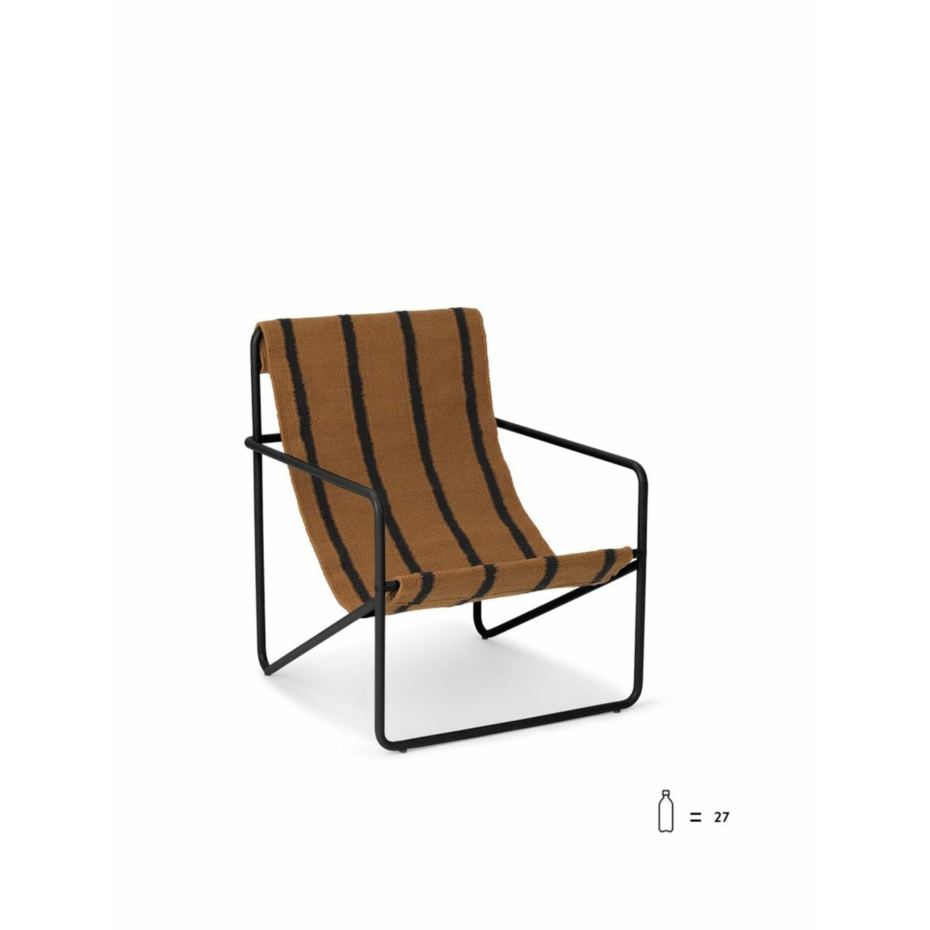 [product_category]-Ferm Living Desert Chair Kids, Black/Stripe-Ferm Living-5704723263357-1104263369-FER-1