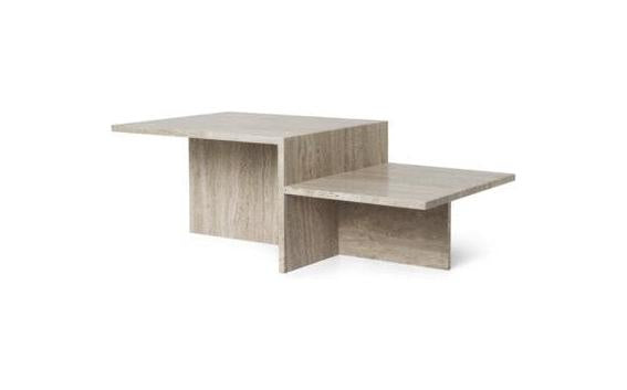 [product_category]-Ferm Living Distinct Coffee Table, Travertine-Ferm Living-5704723104766-1005362762-FER-1