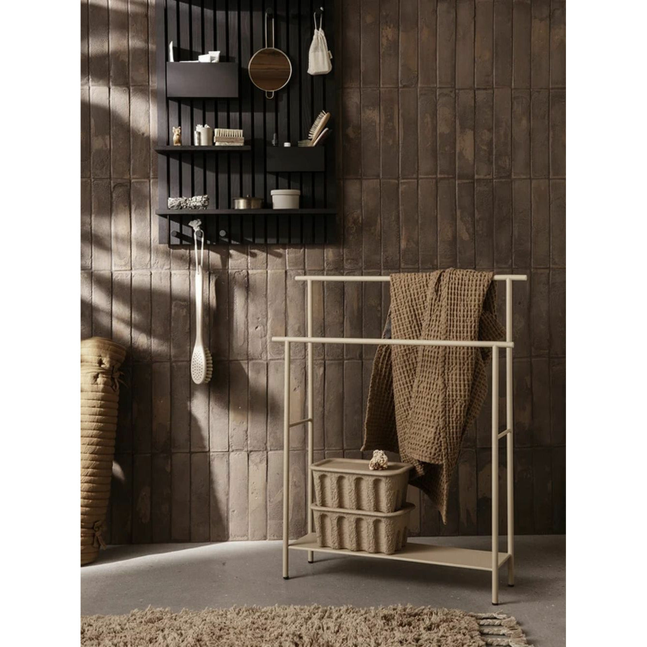 [product_category]-Ferm Living Dora Towel Rail, Cashmere-Ferm Living-5704723262251-1104263259-FER-2