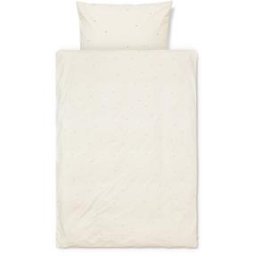 Ferm Living Dot Broderi Bed Linned Off White, Baby