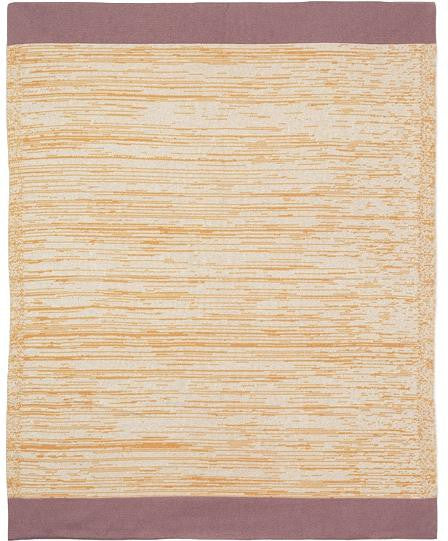 Ferm Living Dusty Rainbow Blanket, Mustard