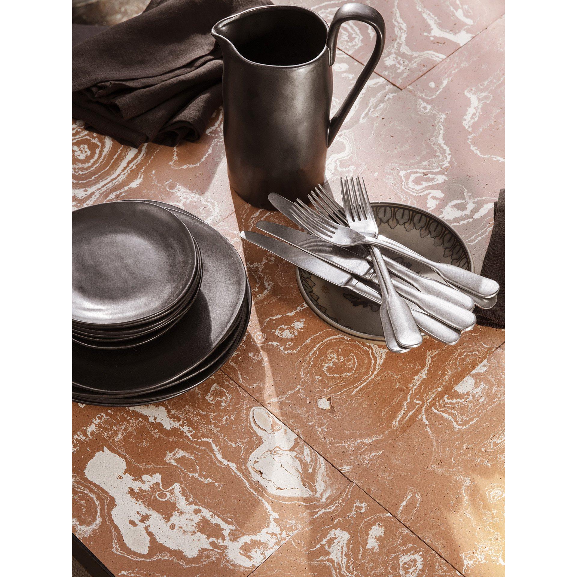 [product_category]-Ferm Living Flod Tiles Dining Table, Terracotta/Black-Ferm Living-5704723270768-1104264110-FER-4