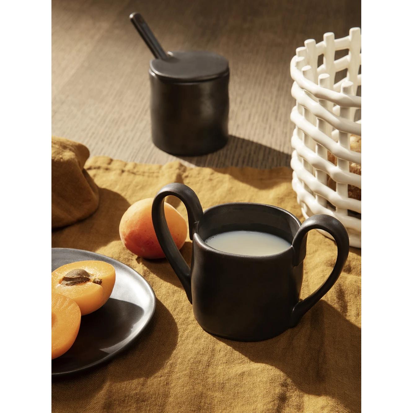 [product_category]-Ferm Living Flow Children's Mug, Black-Ferm Living-5704723261711-1104263205-FER-2