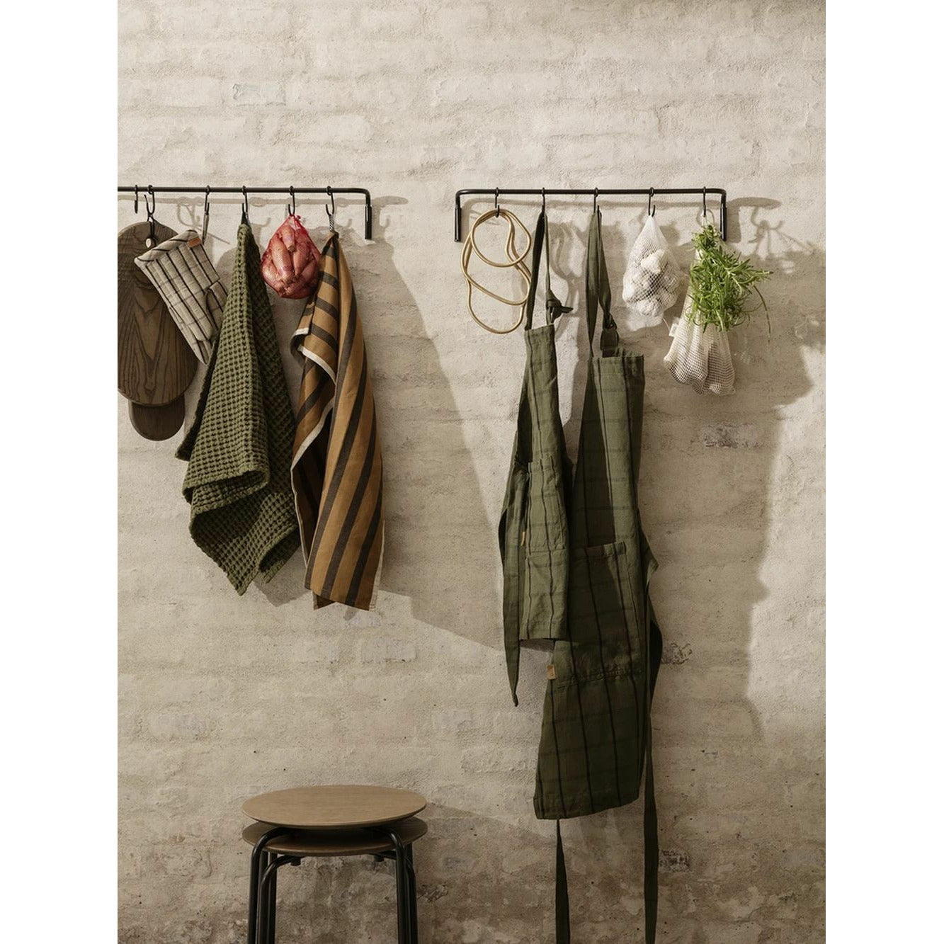 [product_category]-Ferm Living Hale Apron, Dark Green-Ferm Living-5704723261872-1104263221-FER-2