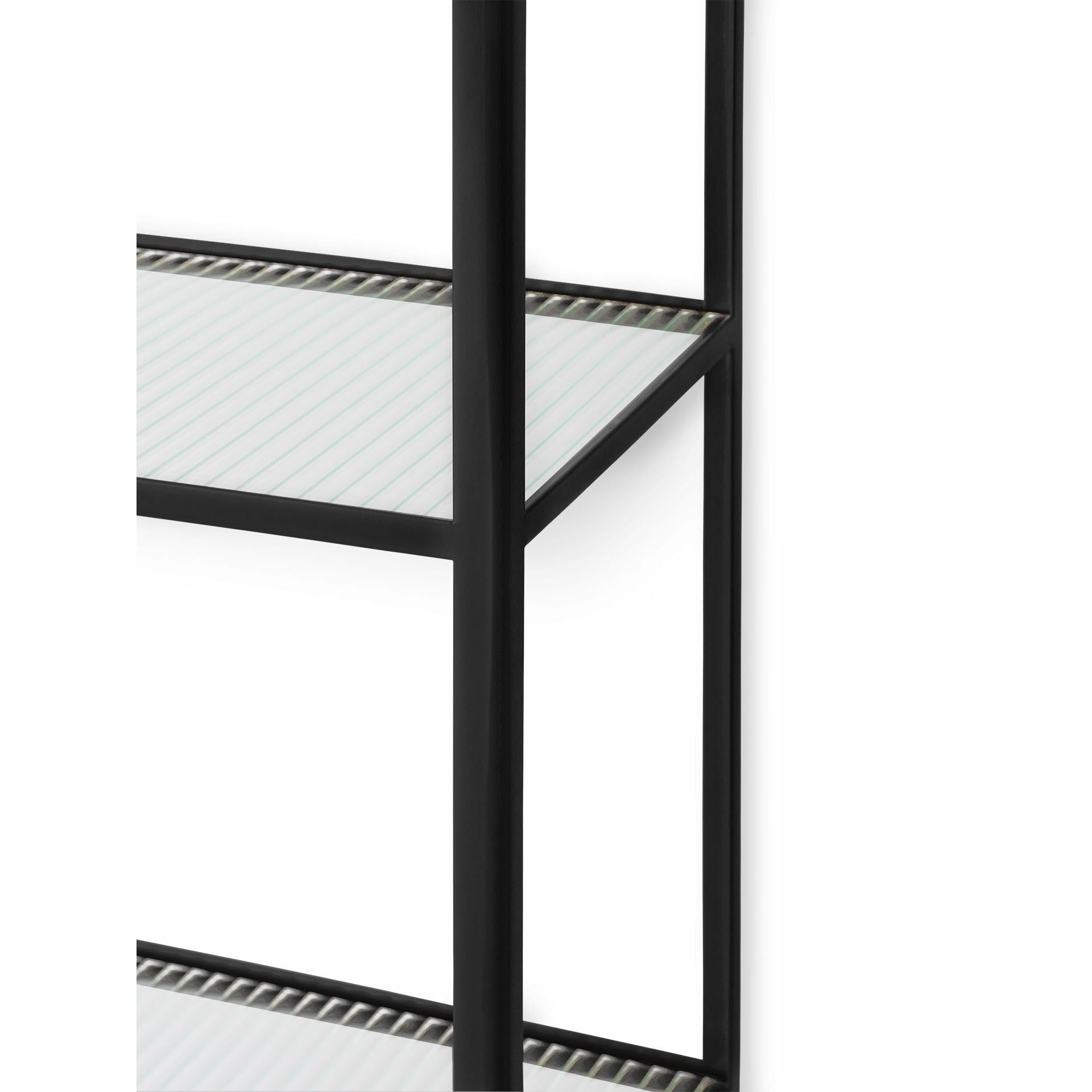 [product_category]-Ferm Living Haze Bookcase Reeded Glass, Black-Ferm Living-5704723255529-110052101-FER-2