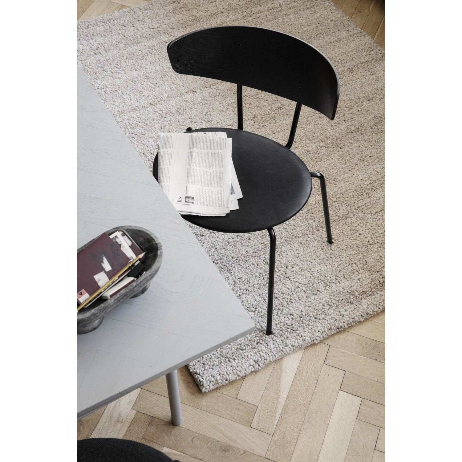 [product_category]-Ferm Living Herman Chair, Black/Black Leather-Ferm Living-5704723021865-9483-FER-3
