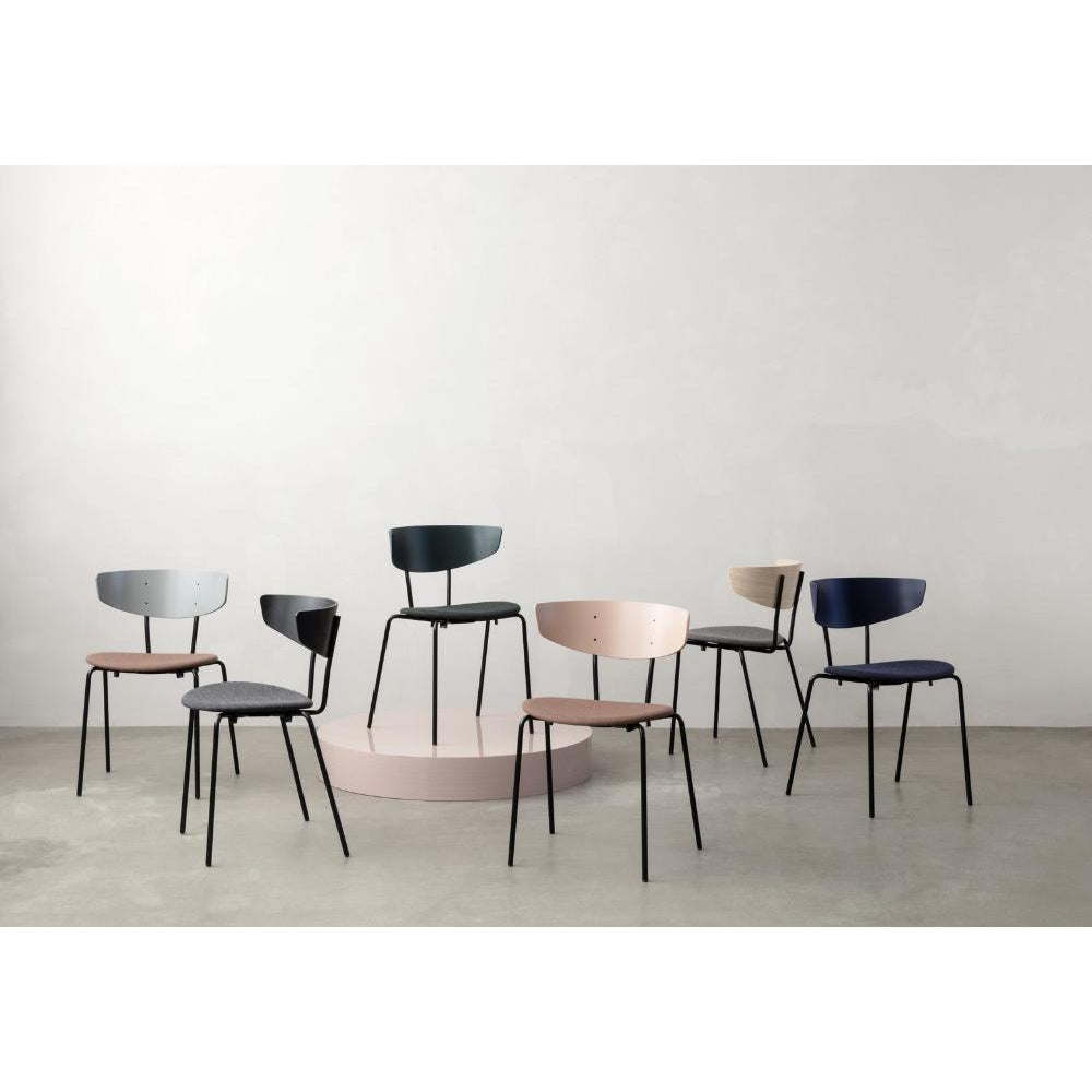 [product_category]-Ferm Living Herman Chair Upholstered, Dark Rose/Warm Grey-Ferm Living-5704723030935-100014665-FER-3