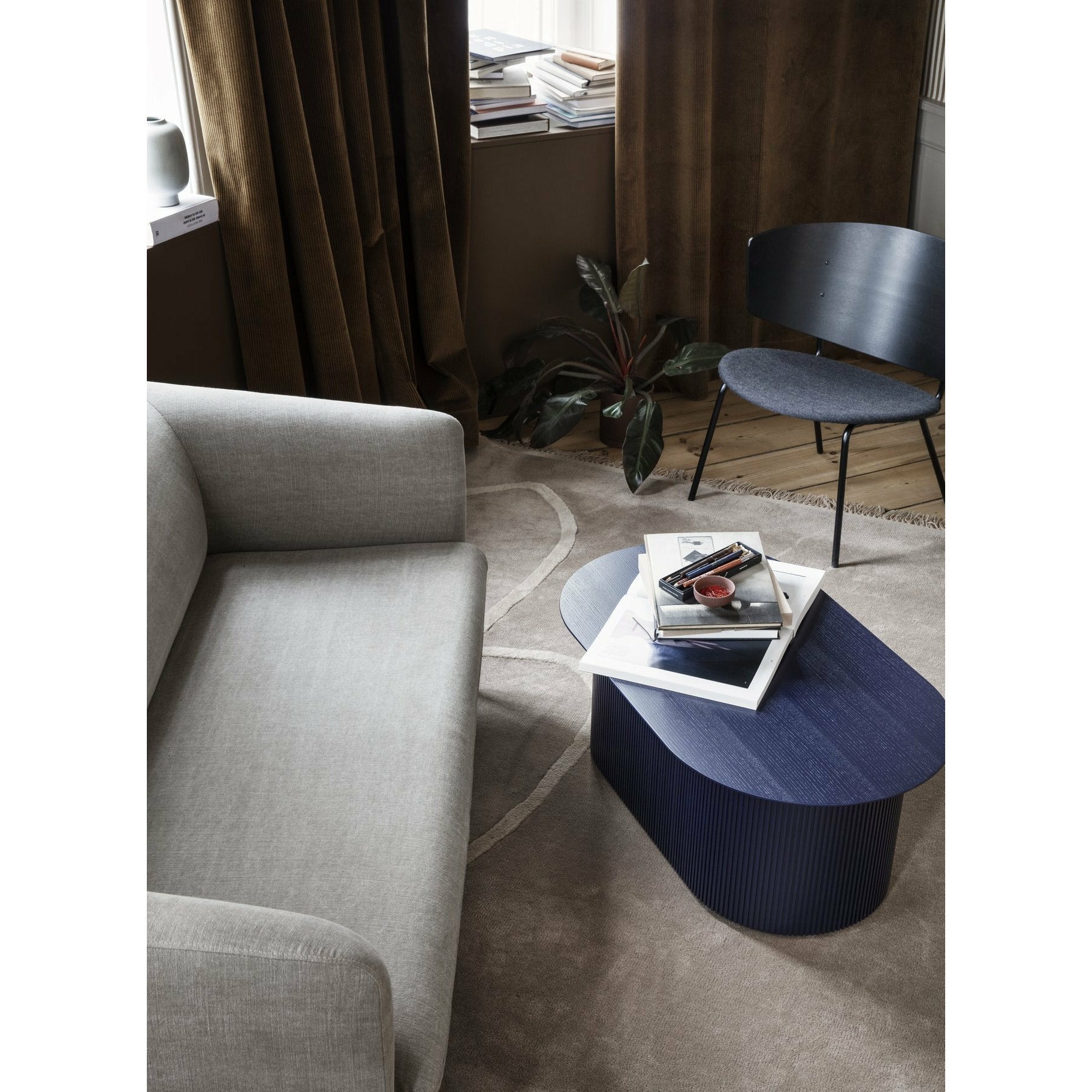 [product_category]-Ferm Living Herman Lounge Chair, Black-Ferm Living-5704723021834-9480-FER-2