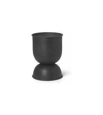 [product_category]-Ferm Living Hourglass Flowerpot Black, 30cm-Ferm Living-5704723108726-100709629-FER-1