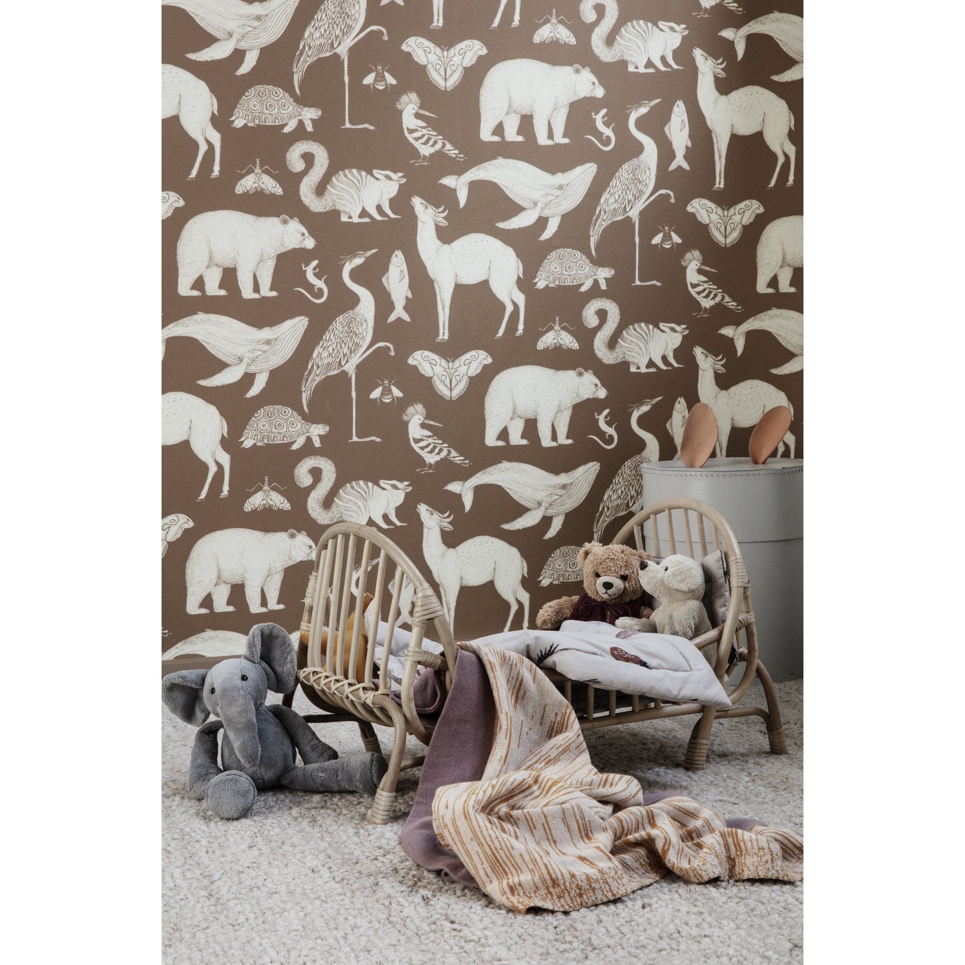 [product_category]-Ferm Living Katie Scott Wallpaper Animal, Caramel-Ferm Living-5704723031840-100235677-FER-3