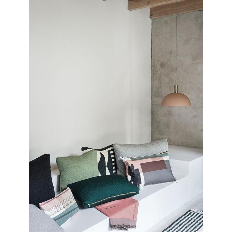[product_category]-Ferm Living Kelim Cushion, Black Triangles-Ferm Living-5704723772224-7222-FER-2