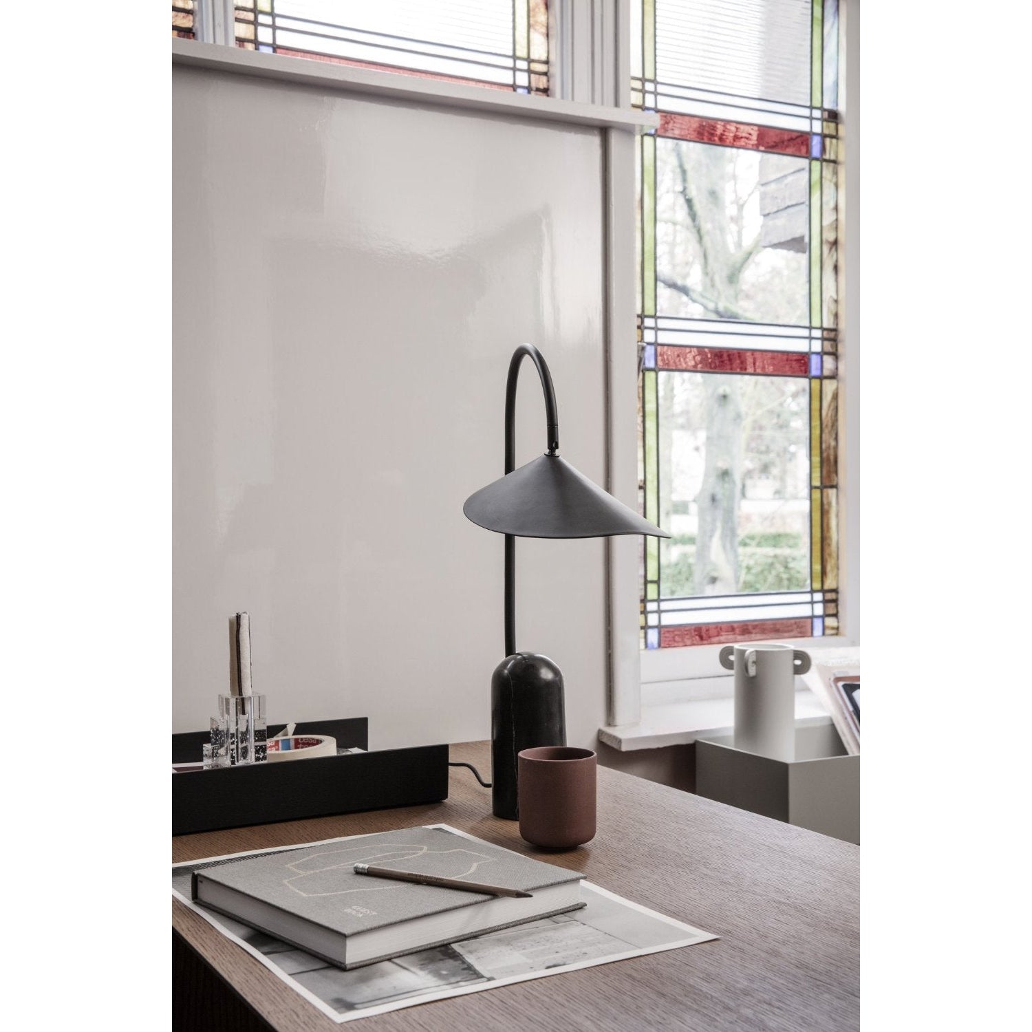 [product_category]-Ferm Living Letter Tray Wood, Black-Ferm Living-5704723030720-100156108-FER-3