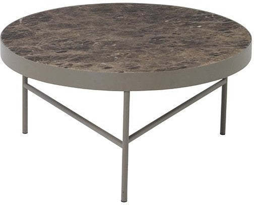 [product_category]-Ferm Living Marble Table Brown, ø70 Cm-Ferm Living-5704723020271-9326-FER-1