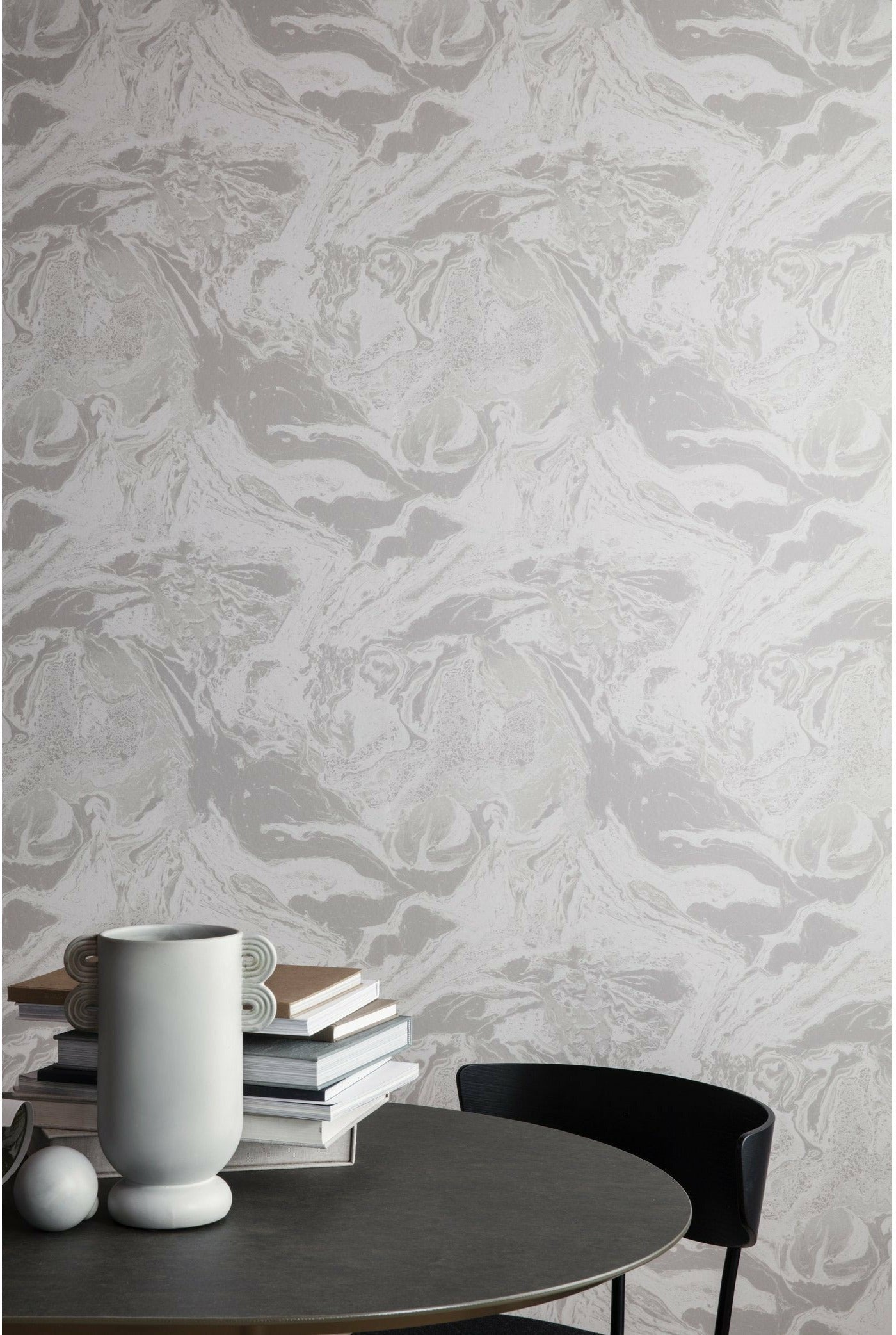 Ferm Living Marbling Gift Tag, Dusty Blue