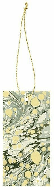 Ferm Living Marbling Gift Tag, Green
