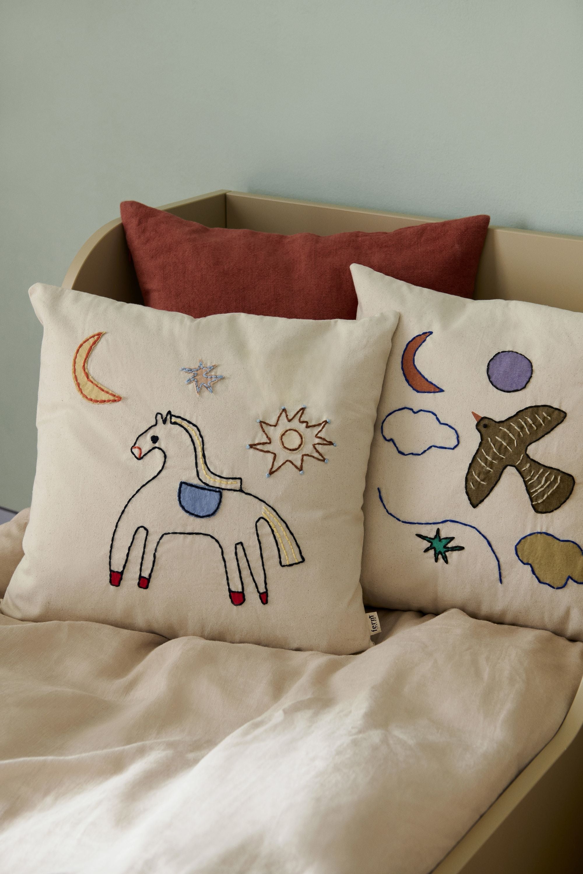 [product_category]-Ferm Living Naive Cushion, Horse-Ferm Living-5704723306313-1104267665-FER-2