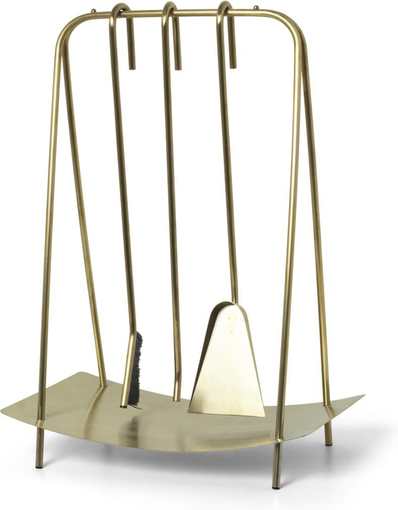 [product_category]-Ferm Living Port Fireplace Tools Brass-Ferm Living-5704723105459-100568501-FER-1