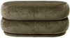 Ferm Living Pouf Oval Stool Fadet Velvet Forest 3, Medium