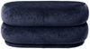 Ferm Living Pouf oval afføring Fadet Velvet Ocean 42, Medium