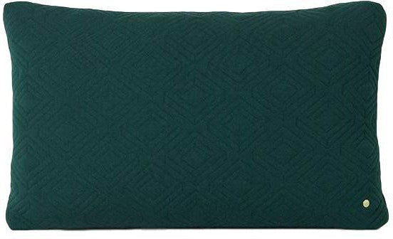 Ferm Living Quilt pude xl d grøn 80 x 50