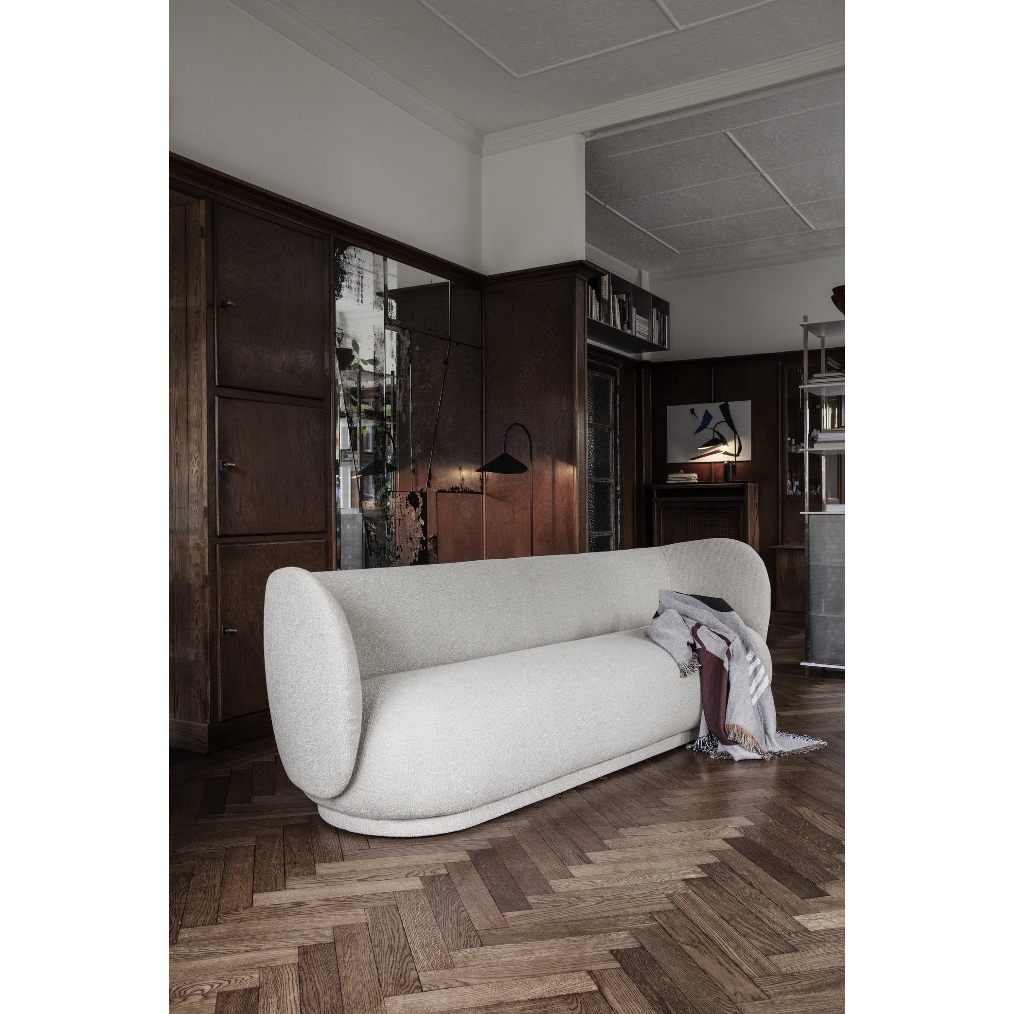 [product_category]-Ferm Living Rico Sofa Sand Velvet, 3 Seater-Ferm Living-5704723030850-100224204-FER-2