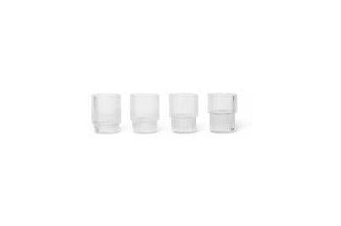 [product_category]-Ferm Living Ripple Glass Clear 6cl, 4pcs.-Ferm Living-5704723103851-100373211-FER-1