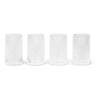 Ferm Living Ripple Glasses Clear, 4 Pcs.