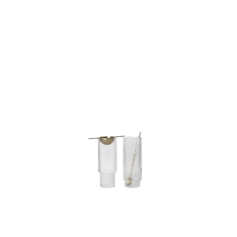 [product_category]-Ferm Living Ripple Long Drink Glasses (Set Of 4)-Ferm Living-5704723010852-5445-FER-2