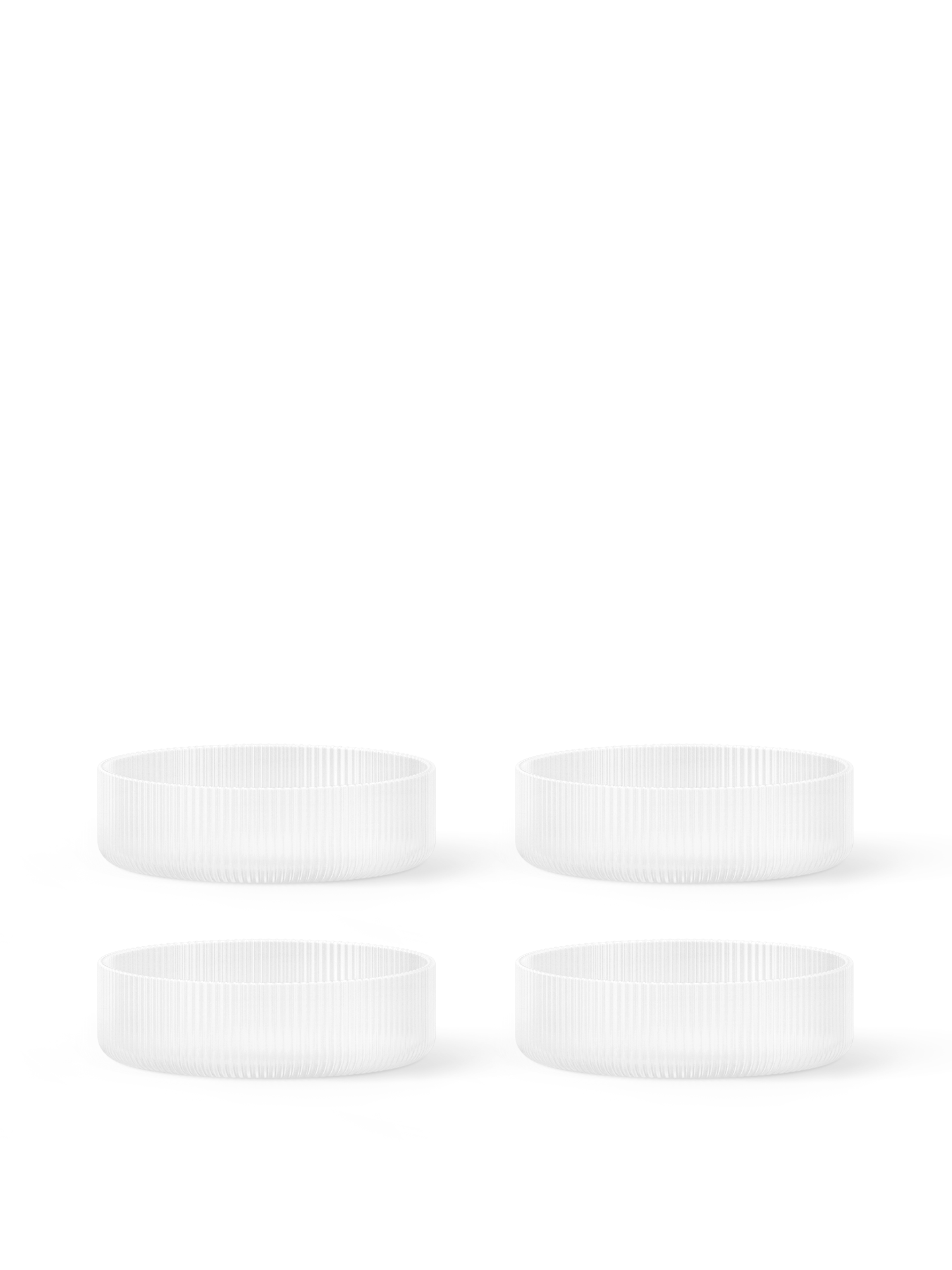 [product_category]-Ferm Living Ripple Serving Bowls Set Of 4 Frosted-Ferm Living-5704723323105-1104269325-FER-1