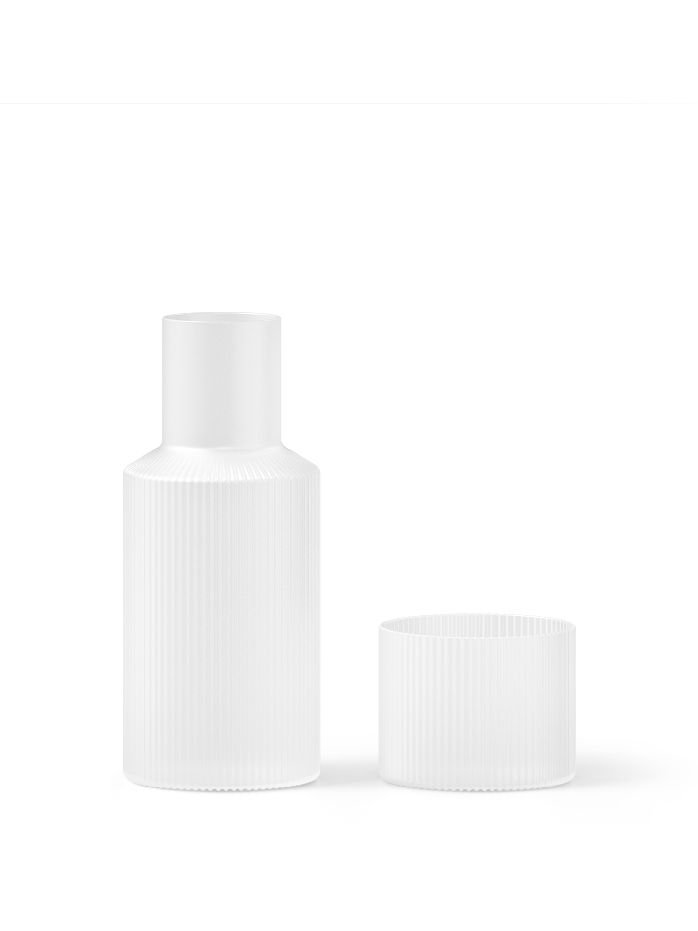 [product_category]-Ferm Living Ripple Small Carafe Set Frosted-Ferm Living-5704723323112-1104269326-FER-1