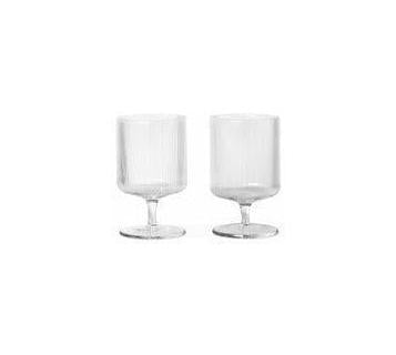 [product_category]-Ferm Living Ripple Wine Glass Clear, 2pcs.-Ferm Living-5704723103899-100488211-FER-1