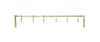 Ferm Living Stang med 6 kroge, messing