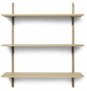 [product_category]-Ferm Living Sector Shelf Natural Oak/Black Brass, 87cm-Ferm Living-5704723258483-1103482859-FER-1