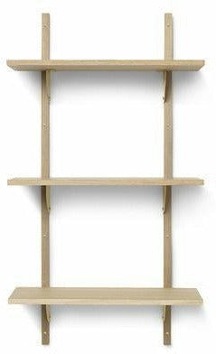 [product_category]-Ferm Living Sector Shelf Natural Oak/Brass, 54cm-Ferm Living-5704723258391-1103392852-FER-1