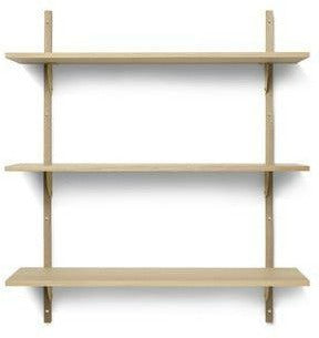 [product_category]-Ferm Living Sector Shelf Natural Oak/Brass, 87cm-Ferm Living-5704723258476-1103472852-FER-1