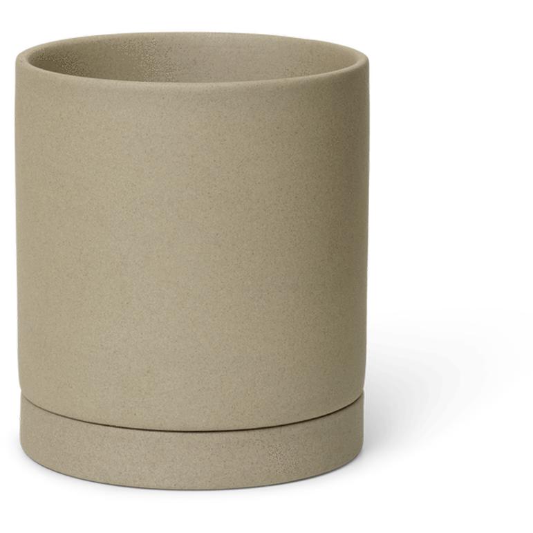 [product_category]-Ferm Living Sekke Pot ø 13 Cm, Sand-Ferm Living-5704723268185-1104263852-FER-1