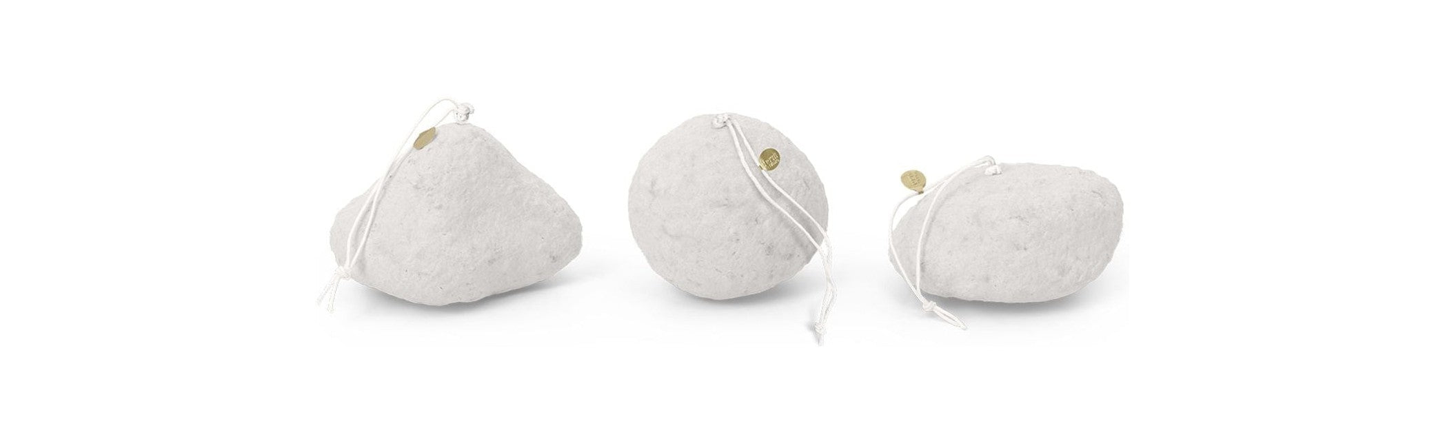 [product_category]-Ferm Living Snowball Christmas Ornaments Set Of 3 White-Ferm Living-5704723304876-1104267521-FER-1