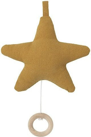 [product_category]-Ferm Living Star Musik Mobile, Mustard Yellow-Ferm Living-5704723020400-8199-FER-1